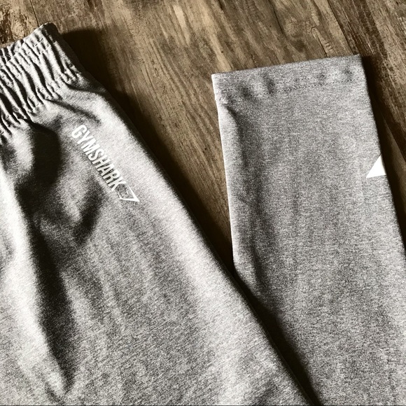 GYMSHARK Ark Jersey Leggings (M-light grey marl) - Picture 4 of 7